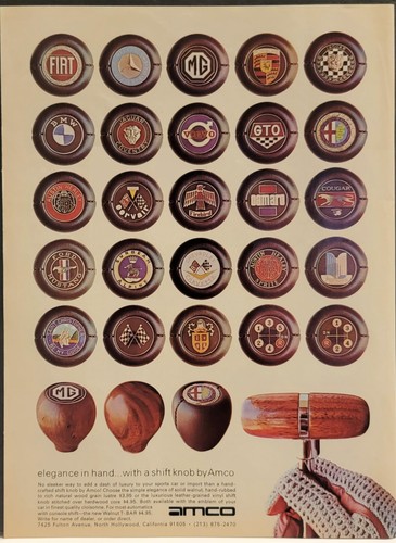 1972 amco shift knob auto - shift,