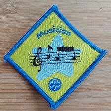 UK Girlguiding Brownie Badge 2003 - 2019 Musician 