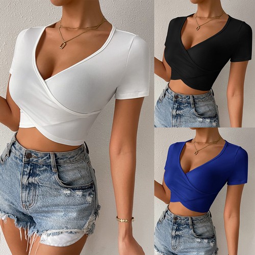 Womens neck sexy crop - womens,
