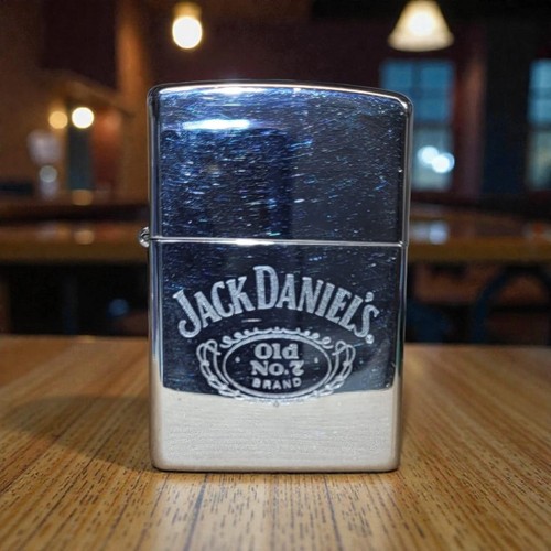 Jack daniels sliver zippo - daniels,