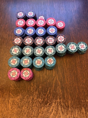 280 poker chips - chips,