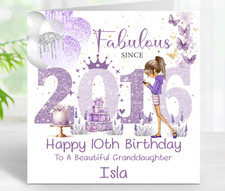 Personalised 10th birthday - 10th,
