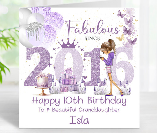 Personalised 10th birthday - 10th,