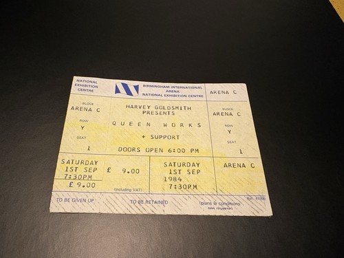 Queen the works ticket - works,