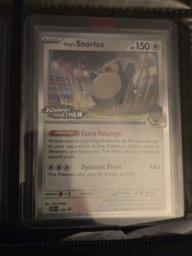 Pokemon tcg hop snorlax - pokemon, hop's