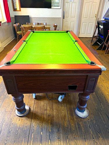 Supreme 7ft coin operated pool - coin,