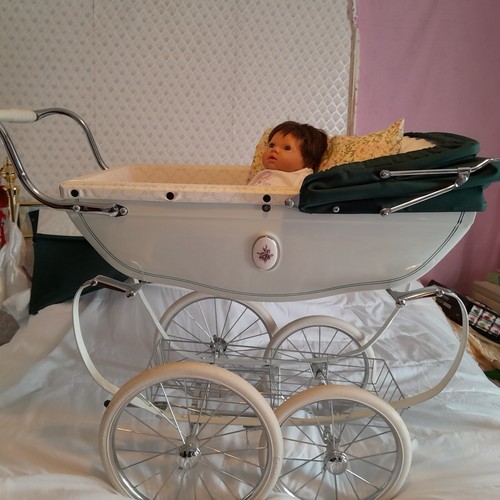 Silver cross dolls pram - silver,
