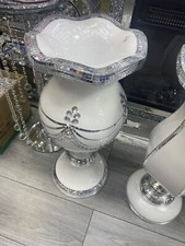 Sparkly vase romany - sparkly, mirrored