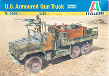 Italeri 1:35 US Armoured Gun Truck Model Kit #6503 M923 A1 Big Foot *SEALED BAG*