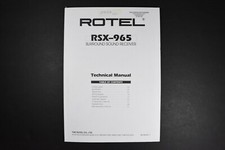 Rotel RSX-965 Surround Sound