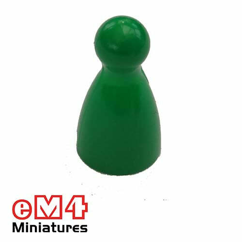 Halma pawns x 20 green - 12,