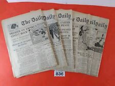 Vintage / Reproduction Newspapers    The Daily Telegraph  × 6   1940-42