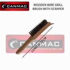 Wooden 5 Row Wire Grill Brush
