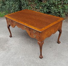 Georgian burr walnut library - burr,