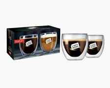 Bodum Pavina Double Wall Espresso Glasses Set Of 2 - 2.5Oz 80ml Insulated Cups
