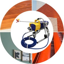 1800W Paint Sprayer Wall Paint Sprayer Electric Sprayer Airless Control Pro UK
