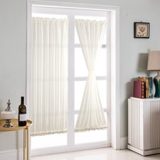 2 Panels White French Door