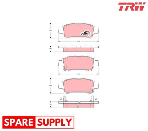 Brake pad set disc - pad,