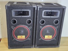 Auna 8" PA Speakers x2 Bundle