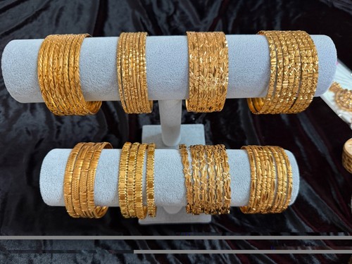 Traditional gold color - gold, bangles