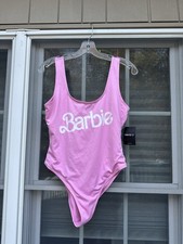 Barbie Pink Swimsuit Bodysuit