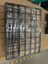 Uimoso 4-Pack Grid Wall Panels 600x1640mm Wire Display Rack with Wheels & Hooks