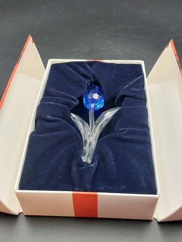 Swarovski crystal tulip blue - crystal,