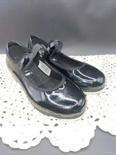 Bloch Techno Tap Shoes Girls/Boys 9 M Black Split Sole Elastic Band Side Snap