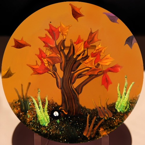 William manson autumn tree - tree, on