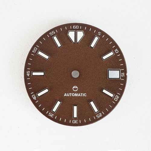 Seiko custom 5mm brown - custom, 28.5mm