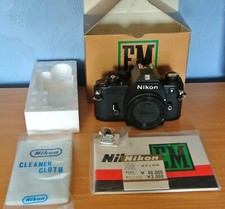 Nikon EM 35mm Camera Rare "Demo" version from Japan, boxed, Un-used -See Photo's