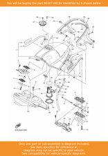 YAMAHA Collar, 90387-0813V OEM