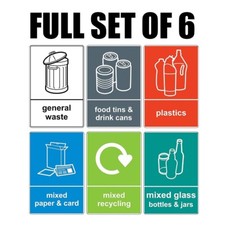 Mixed Set of Recycling Bin