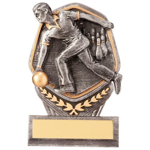 Ten pin bowling trophies - ten,