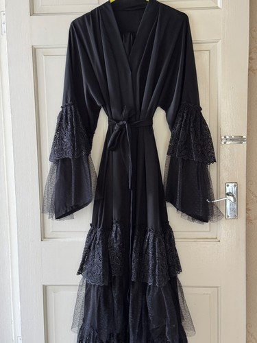 Black dubai abaya size - black,