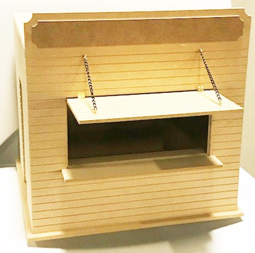 Dolls house food bar kit - house,