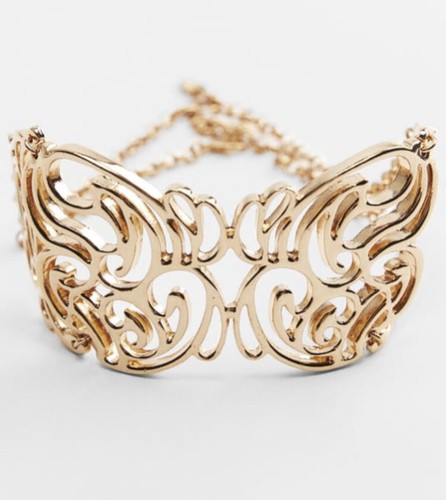 Zara butterfly gold - butterfly,