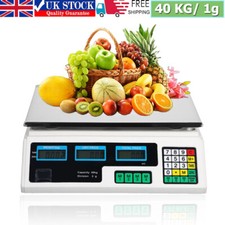 Platform Commercial Weighing Scale Digital Electronic Price Sweet Shop Retail UK