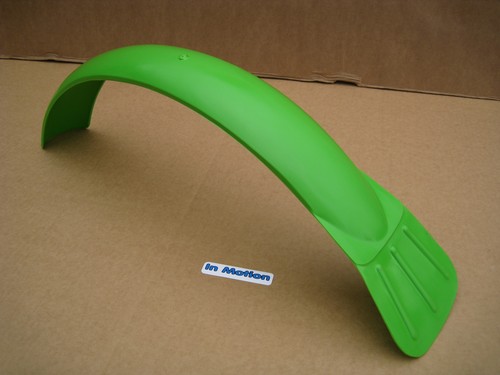Trials plastic green front - trials,
