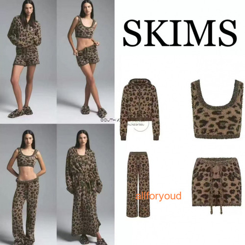 Ski leopard print knitted - print,