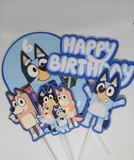 Bluey cake topper