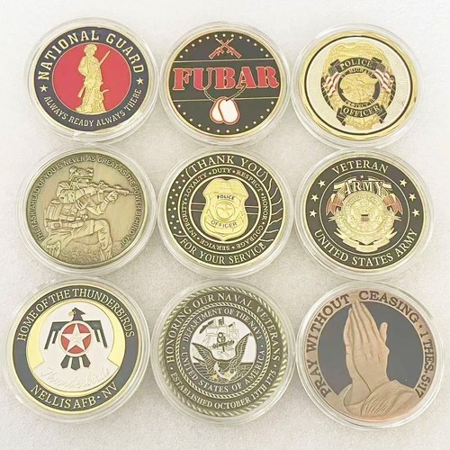 Military challenge coins - military,