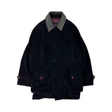 P.G. Field 90’s Casual Men's Woollen Jacket Size S-M Navy Blue