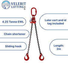 2mtr x 2 leg 10mm Lifting