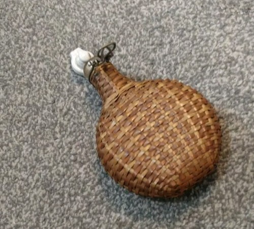 Vintage german hip flask - vintage,