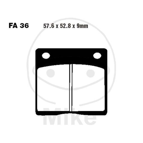 Pair ebc fa036 brake - ebc,