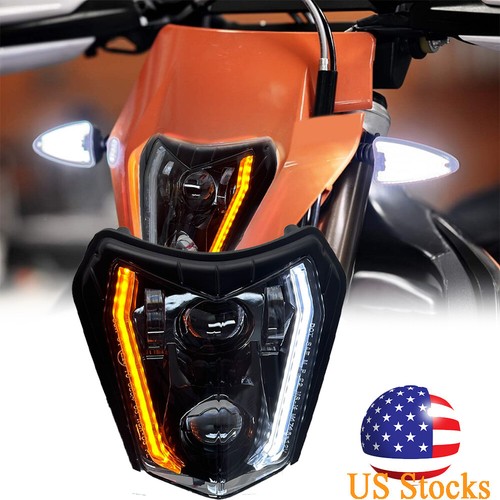 Led headlight drl turn - led, w/