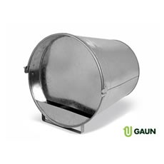 Gaun galvanized bucket drinker - galvanized,
