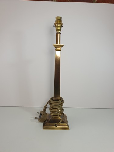 Vintage column table lamp - m&s,
