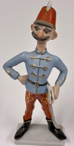 Vintage figurine hussar comic - hussar,